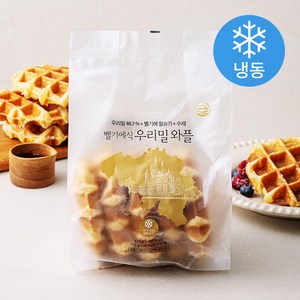 벨기에식 우리밀 와플 5개입 (냉동), 375g, 1개