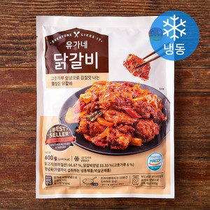 유가네 닭갈비 (냉동), 1개, 600g