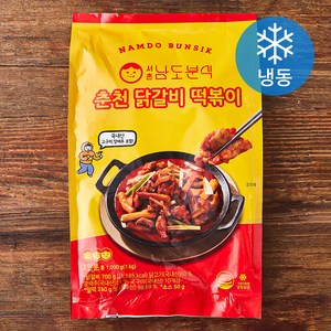 남도분식 춘천 닭갈비 떡볶이 (냉동), 1kg, 1개