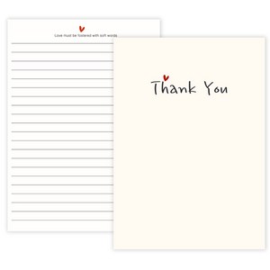 말풍선 편지지 50p, Thank you, 1개