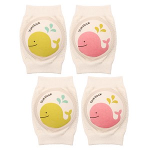 요미락 아동용 오가닉 무릎보호대 양쪽세트, 웨일, 2세트