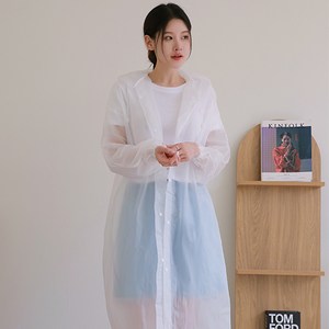 5장세트 다회용 두꺼운 EVA 우비