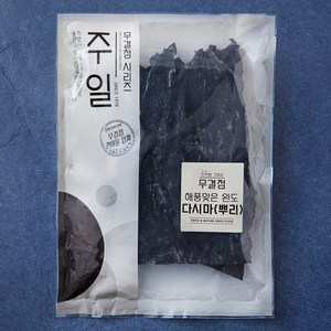 주일 무결점 해풍맞은 완도 다시마 뿌리, 1개, 150g