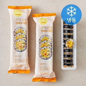 Rally 곤약김밥 양배추 계란 (냉동), 220g, 2개