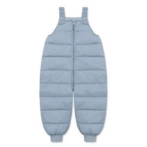 골든래빗 아동용 모눈 패딩 멜빵 팬츠