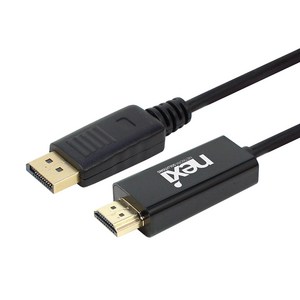 넥시 DP to HDMI v1.2 케이블 2m NXC002, NXC-DPHD12-2M, NXC-DPHD12-2M2682096 2