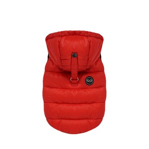 퍼피엔젤 강아지 AIR3 HOOD PADDING VEST, 337 Red, 1개