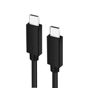 라온 USB C to C타입 60W PD충전기 퀵차지 3.0 급속 고속 충전케이블, 1m, 블랙, 1개