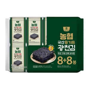 농협 들기름 광천김, 64g, 1개