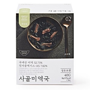 예찬원 사골미역국, 40g, 1개