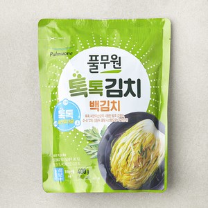 풀무원 톡톡 백김치, 400g, 1개