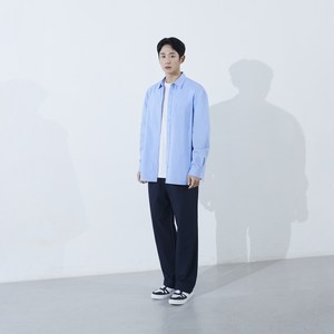 마인드브릿지 수피마 오버핏 셔츠 MWWS01B1