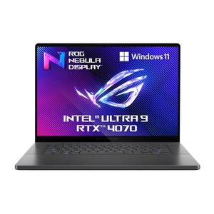 에이수스 2024 ROG 제피러스 G16 코어Ultra9 인텔 14세대 지포스 RTX 4070, 이클립스 그레이, 1TB, 32GB, WIN11 Home, GU605MI-QR118W