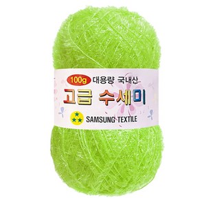 yana 대용량 고급 수세미 100g, 144 라임, 1개