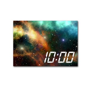 LED 시계 캔버스 프린팅 액자 시리즈 밤하늘 앤 우주 36종, 소나무 32