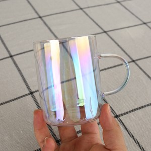 MAKA MOR 홀로그램 오로라 내열 머그컵 430ml M04, 혼합색상, 1개