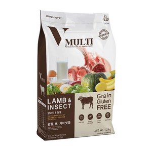 서울퍼피 강아지 V MULTI 양고기 기능성 사료, 뼈/관절강화, 1.2kg, 1개