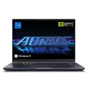 기가바이트 2024 어로스 16X 코어i7 인텔 14세대 지포스 RTX 4060, 블랙, 1TB, 16GB, WIN11 Home, AORUS 16X AKG-53KRH