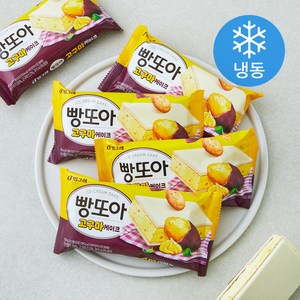 빙그레 빵또아 고구마케이크 아이스크림 샌드 (냉동), 6개