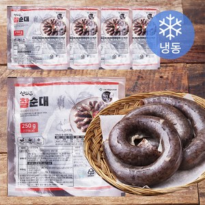 신의주찹쌀순대 찰순대 (냉동), 250g, 5팩