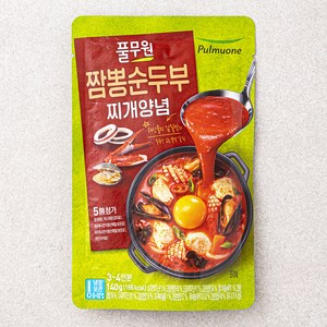 풀무원 짬뽕순두부 찌개양념, 140g, 1개