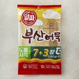 한성기업 알짜 부산어묵 도톰 사각 10장, 500g, 1개