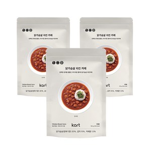 카트 닭가슴살 치킨 카레, 150g, 3개