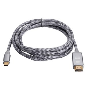 텐교 USB-C타입 HDMI 케이블, 3m, Gay, 1개