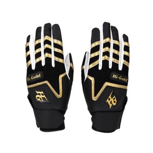 HIGOLD 배팅장갑 (HL205MBJBG002), 블랙 + 골드