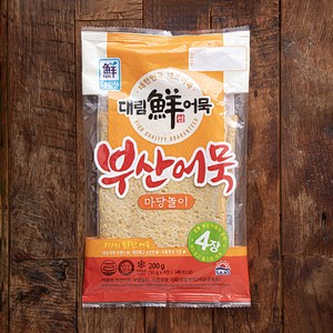 대림선 부산어묵 마당놀이 4장, 200g, 1개