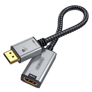 코드웨이 DP to HDMI 변환 젠더, 1개, v1.4