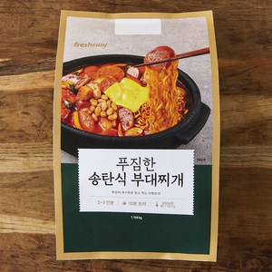 프레시지 푸짐한 송탄식 부대찌개 밀키트, 1.158kg, 1개