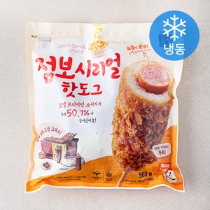 오뗄 점보 시리얼 핫도그 (냉동), 560g, 1개