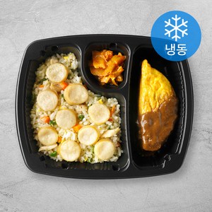 도시락연구소 닭가슴살볶음밥 & 함박소스오믈렛 (냉동), 235g, 3개