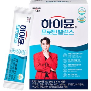 일동후디스 하이뮨 프로틴 밸런스 분말 스틱, 190g, 1개