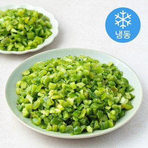 청피망 다이스 (냉동), 1개, 1kg