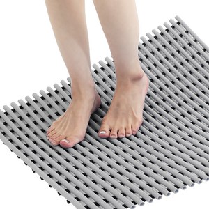 컴포리빙 욕실 미끄럼방지매트 일반 90 x 200 cm, 그레이, 1개
