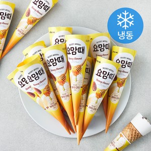 빙그레 요맘때콘 허니아몬드 (냉동), 150ml, 24개