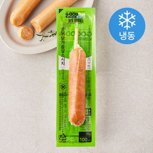 굳닭 닭가슴살 소시지바 청양고추 (냉동), 70g, 1개