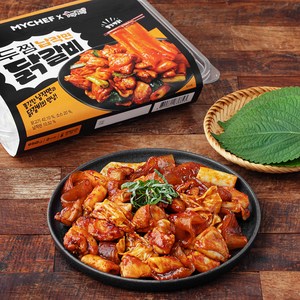 MYCHEF 두찜 납작면 닭갈비 밀키트 2인분, 950g, 1개