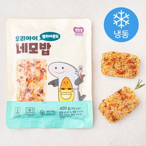 또또맘 우리아이 네모밥 멸치아몬드 5개입 (냉동), 400g, 1개