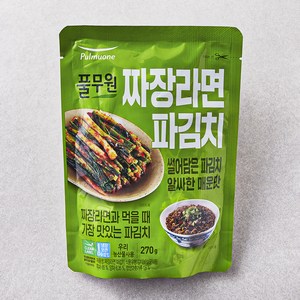 풀무원 짜장라면 파김치, 270g, 1개