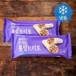 핫치킨 통밀 브리또 (냉동), 125g, 2개