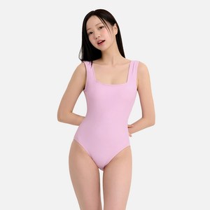 위크나인 스퀘어넥 모노키니 수영복