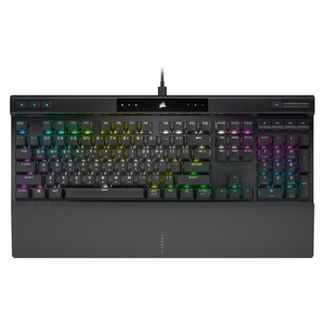 커세어 K70 RGB PRO 게이밍 기계식 유선 일반형 키보드, 은축, 블랙, RGP0125