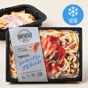 아워홈 온더고 베이컨 양송이 크림파스타 (냉동), 300g, 1개