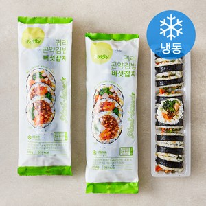 Rally 귀리곤약김밥 버섯잡채 (냉동), 230g, 2개