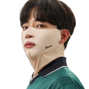 네이팡 넥타입 스포츠 훼이스 가드 마스크, 라이트스킨, 1개