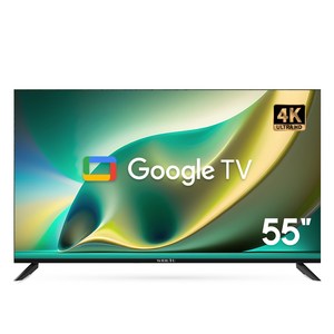 와이드뷰 4K UHD 구글3 스마트 TV, 139cm, WGE55UT1, 스탠드형, 방문설치