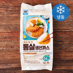 대림선 사조대림 속이 꽉 찬 통살생선까스 (냉동), 600g, 1개